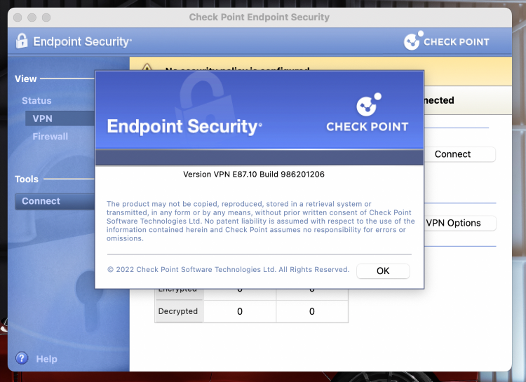 Check point endpoint security vpn скачать mac os