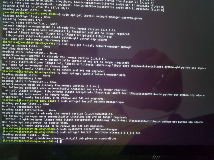 Как установить vpn на линукс