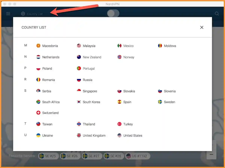 Nord vpn установить