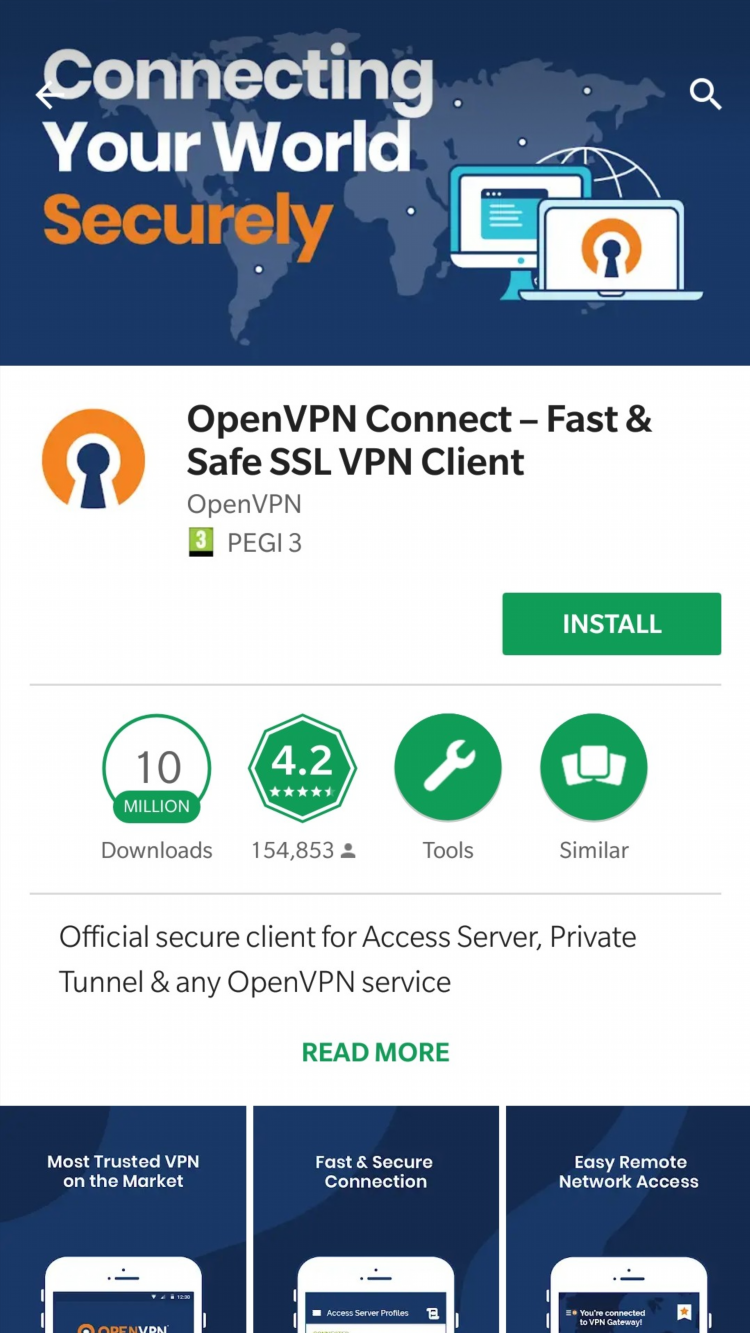 Openvpn установить