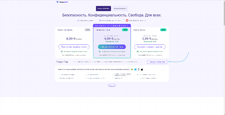 Протон впн скачать