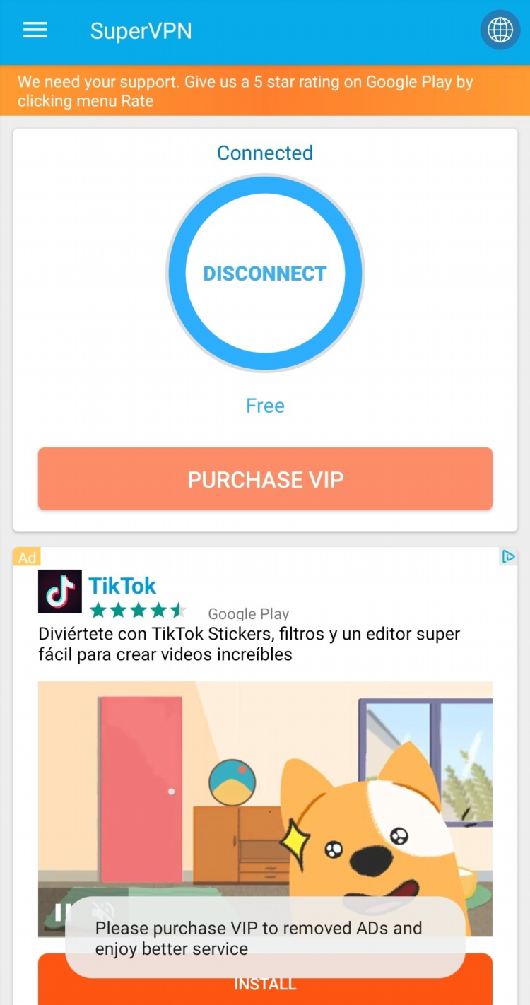 Super vpn установить
