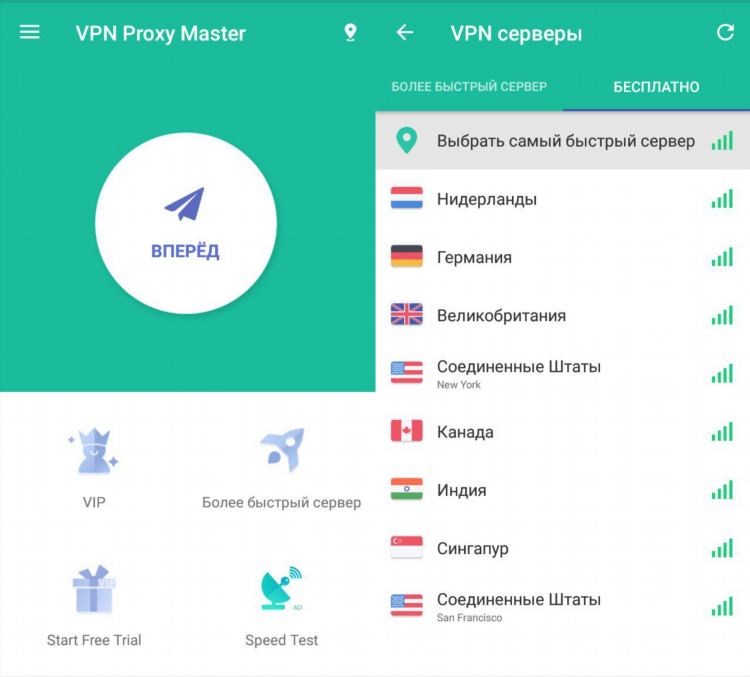 Vpn proxy master скачать premium