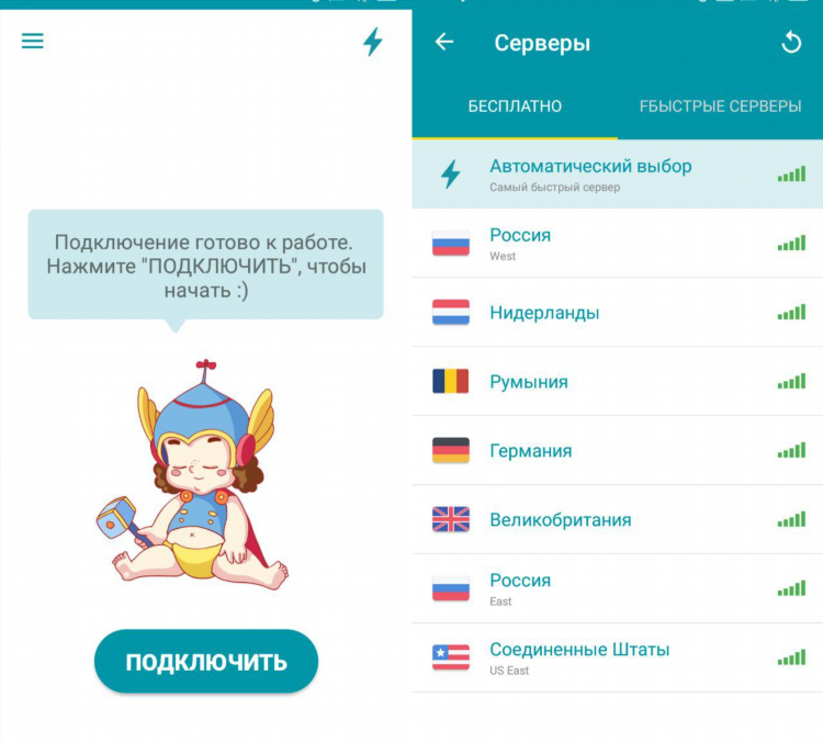 Vpn серверы бесплатно список